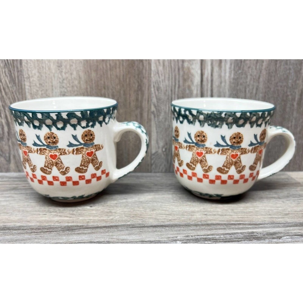 Gingerbread Mugs - Set of 2
